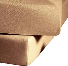 Betttuch FLEURESSE "Colours", beige