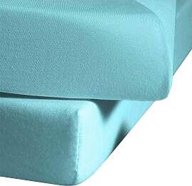Betttuch FLEURESSE "Colours", blau