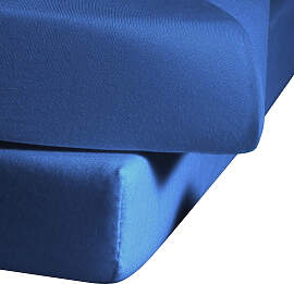 Betttuch FLEURESSE "Colours", blau