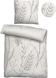 Bettwäsche BIBERNA "0840518", grau,