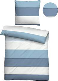 Bettwäsche BIBERNA "Antonia", blau