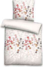 Bettwäsche BIBERNA "Ella", grau