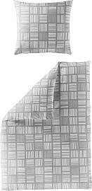 Bettwäsche BIERBAUM "3063", grau, B/L: