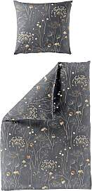 Bettwäsche BIERBAUM "4140", anthrazit,