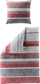Bettwäsche BIERBAUM "6908", rot, B/L:
