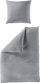Bettwäsche BIERBAUM "Chic Uni", grau