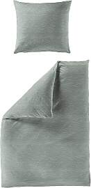 Bettwäsche BIERBAUM "Chic Uni", grün