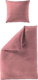Bettwäsche BIERBAUM "Chic Uni", rosa