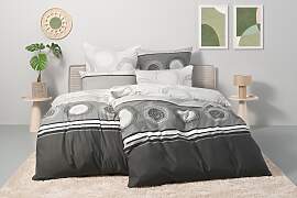 Bettwäsche BIERBAUM "Florielle", grau,