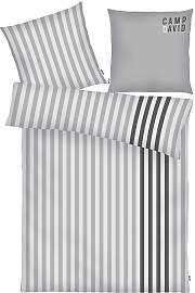 Bettwäsche CAMP DAVID "Levvi", grau,