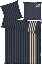 Bettwäsche CAMP DAVID "Levvi", marine,