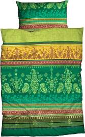 Bettwäsche CASATEX "Esa", grün, B/L: