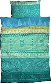 Bettwäsche CASATEX "Indi", grün