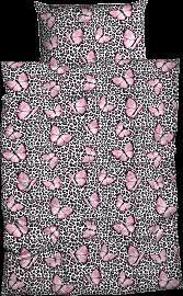 Bettwäsche CASATEX "Menga", schwarz