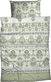 Bettwäsche CASATEX "Meriane", grün,