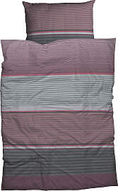 Bettwäsche CASATEX "Orsa", lila (beere, 