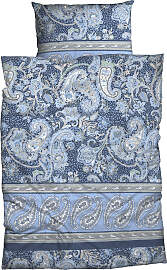 Bettwäsche CASATEX "Sentta", blau, B/L: 