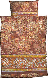 Bettwäsche CASATEX "Sentta", orange,