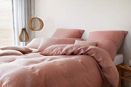 Bettwäsche ELEGANTE "Breeze", orange