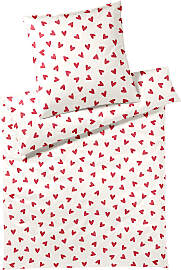 Bettwäsche ELEGANTE "Cherie", rot