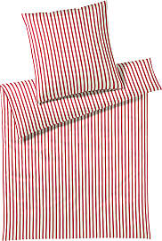 Bettwäsche ELEGANTE "Double", rot