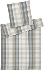 Bettwäsche ELEGANTE "Glasgow", salbei,