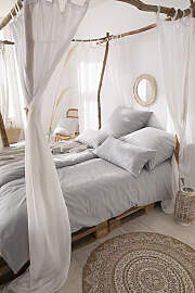 Bettwäsche ESTELLA "ALVARO", grau, B/L: 