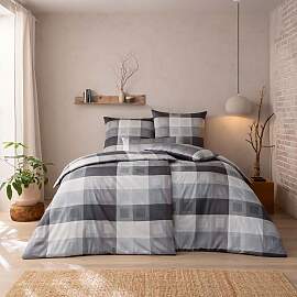 Bettwäsche ESTELLA "Armando", grau