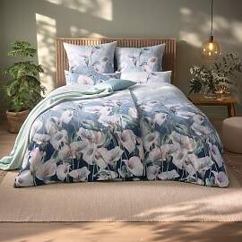 Bettwäsche ESTELLA "Carolin", navy,