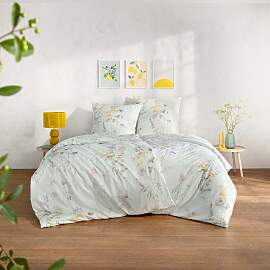 Bettwäsche ESTELLA "Primavera", grün