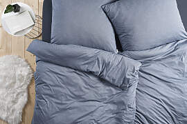 Bettwäsche ESTELLA "TAKOMA", grau