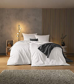 Bettwäsche ESTELLA "Valetta", weiß,