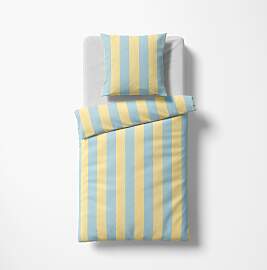 Bettwäsche FLEURESSE "Bed Art S", blau, 