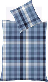 Bettwäsche FLEURESSE "Lech 3742", blau