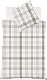 Bettwäsche FLEURESSE "Lech 3742", grau