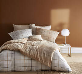 Bettwäsche FLEURESSE "Lech 4112", beige 