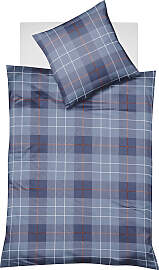 Bettwäsche FLEURESSE "Lech 4112", blau, 
