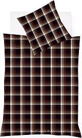 Bettwäsche FLEURESSE "Lech 4308", braun 