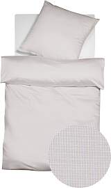 Bettwäsche FLEURESSE "Porto", grau