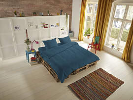 Bettwäsche HIP "Hip Uni", blau