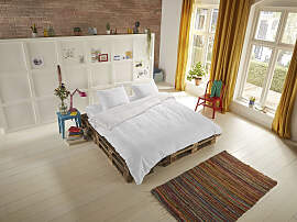 Bettwäsche HIP "Hip Uni", weiß, B/L: