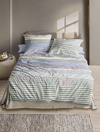 Bettwäsche IRISETTE "Lotus 8578", sky,