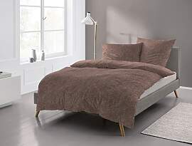 Bettwäsche IRISETTE "Mink 8835", braun