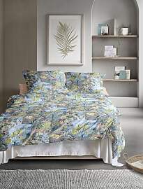 Bettwäsche IRISETTE "Tokio 8598", blau, 