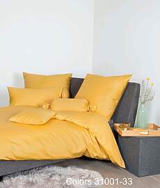 Bettwäsche JANINE "Colors", braun