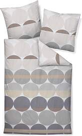 Bettwäsche JANINE "J. D.87104 06", grau 