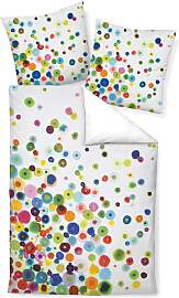 Bettwäsche JANINE "modern art", bunt