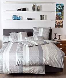 Bettwäsche JANINE "Svenn", taupe, B/L: