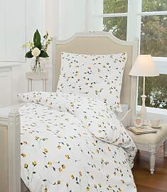 Bettwäsche JANINE "Tango", gelb, B/L: