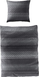 Bettwäsche JEKATEX "EVELYN", grau